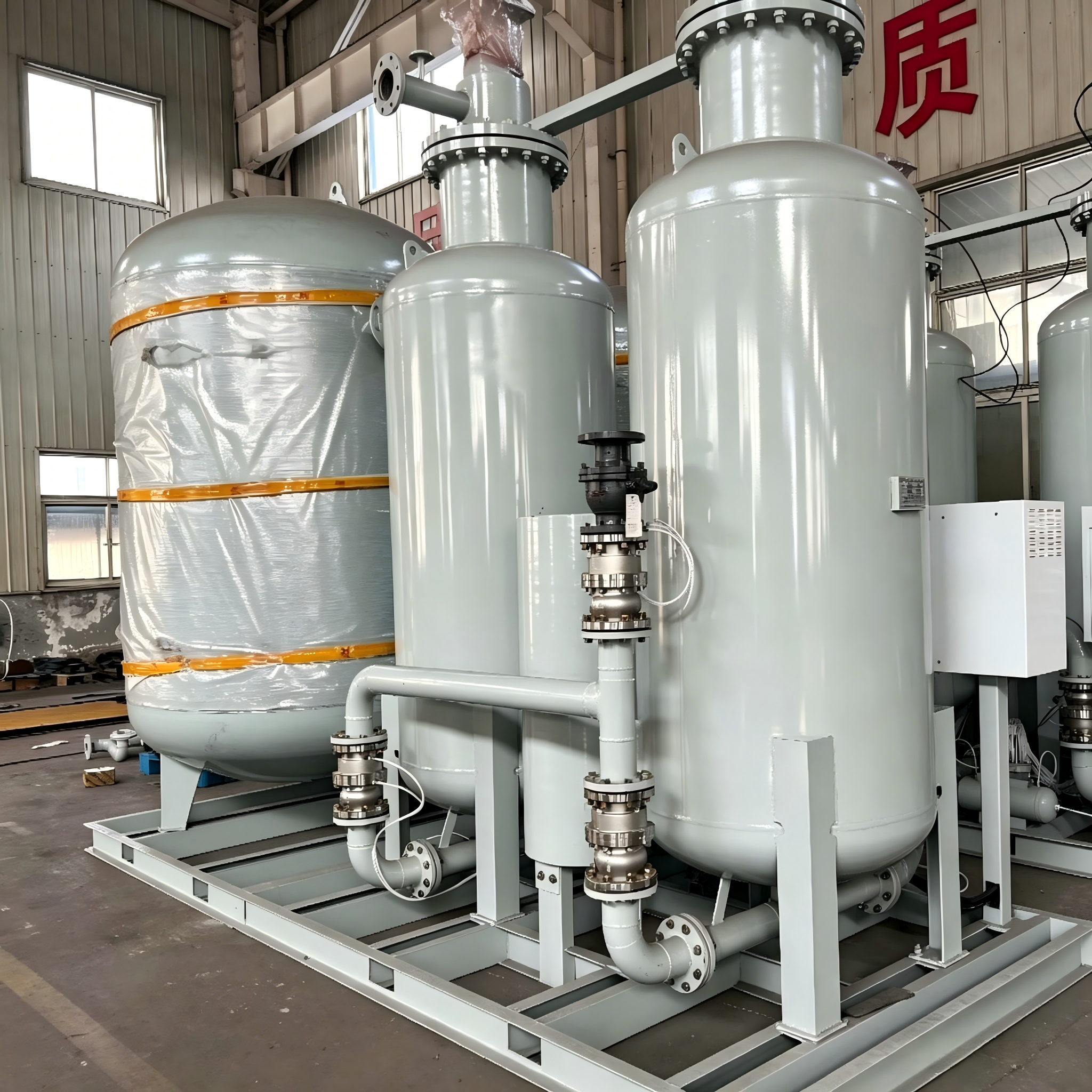 Nitrogen generator - application in mining wells