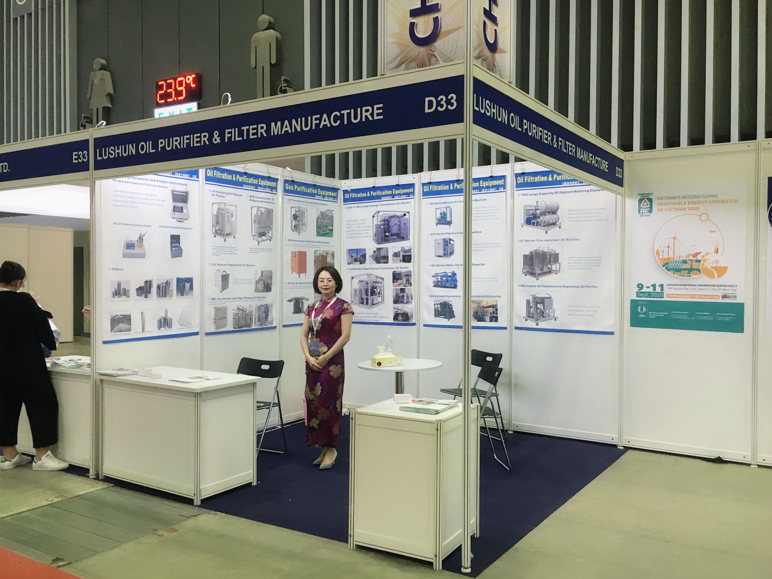 Chongqing Lushun Scientific & Technological Development Co., Ltd Takes Part In The 17th Vietnam Power and Renewable Energy Technology Exhibition In 2018