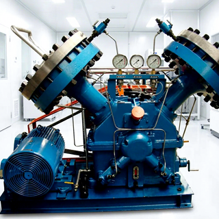 Diaphragm hydrogen compressor for hydrogen refueling station