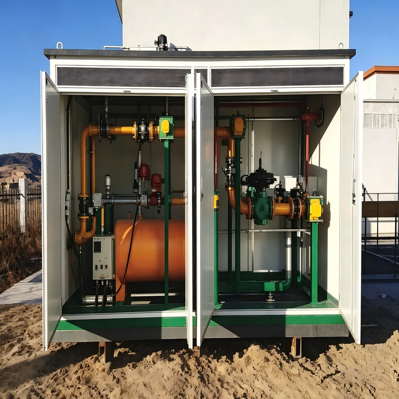 Gas Pressure Regulating Metering Skid