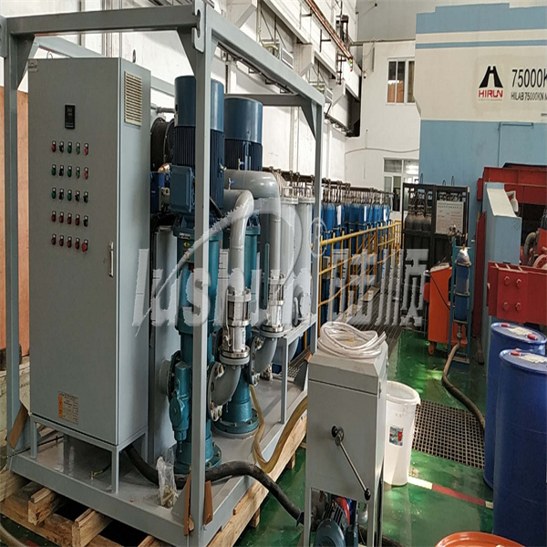 What is high velocity oil flushing?