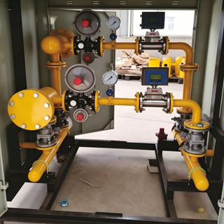 Gas Pressure Regulating Metering Skid